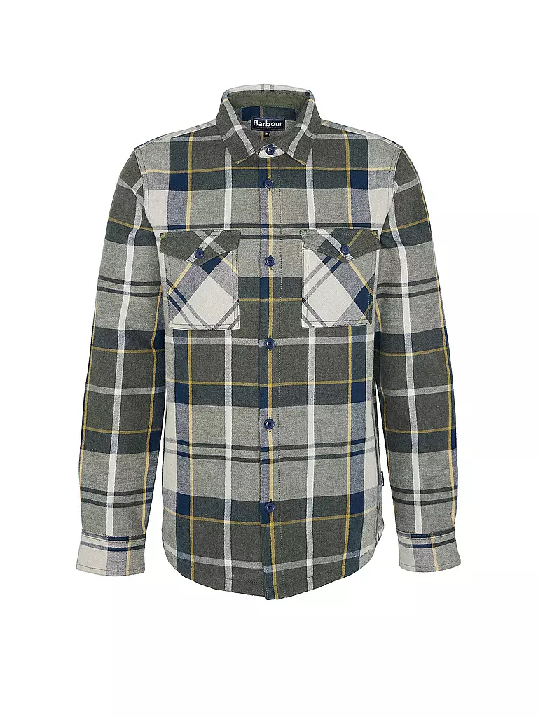 BARBOUR Overshirt CANNICH dunkelgrun